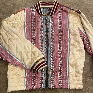 Free People Reversible Bomber Jacket Size Small